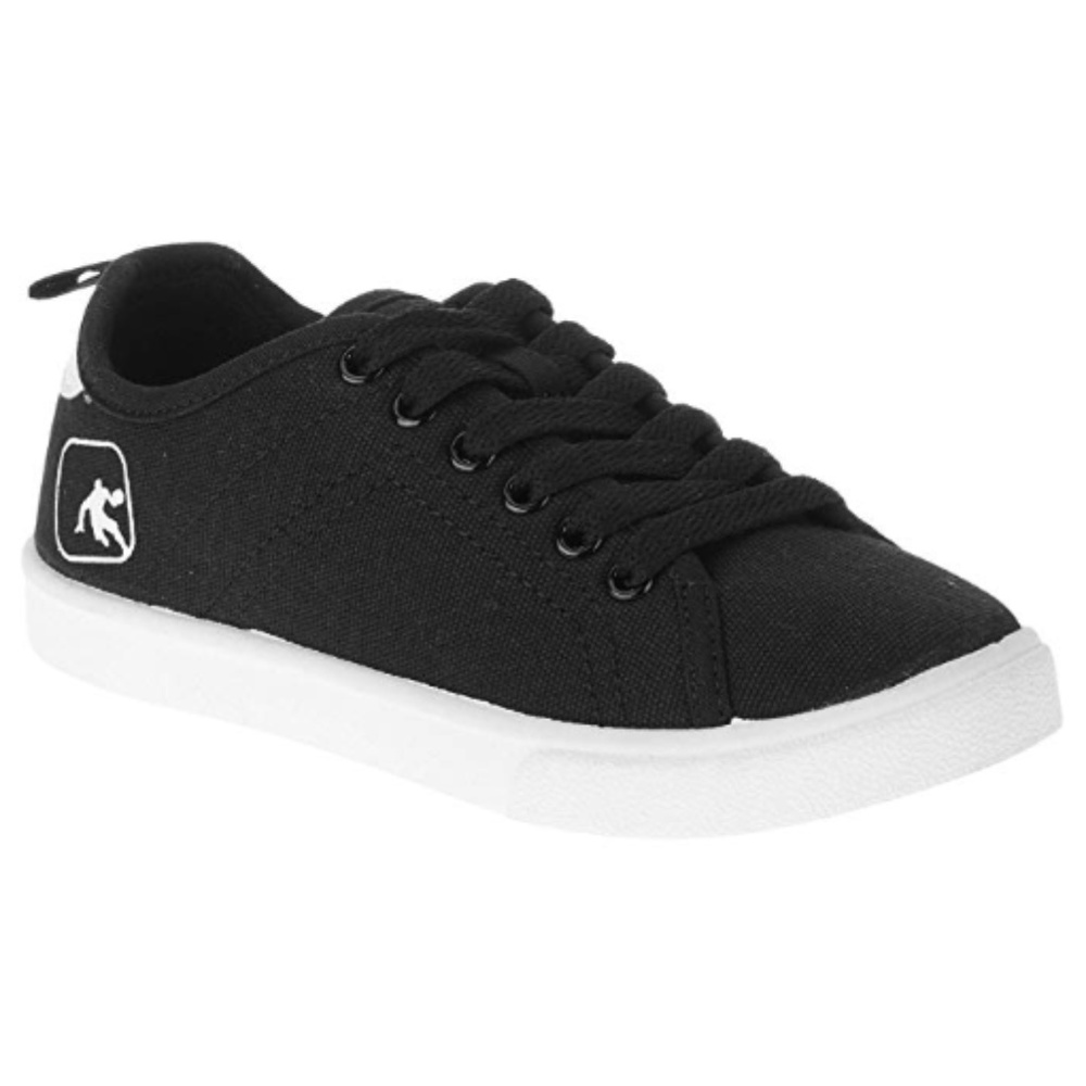 NWT AND1 Boys Black Canvas Lace Up Sneaker Shoes 12